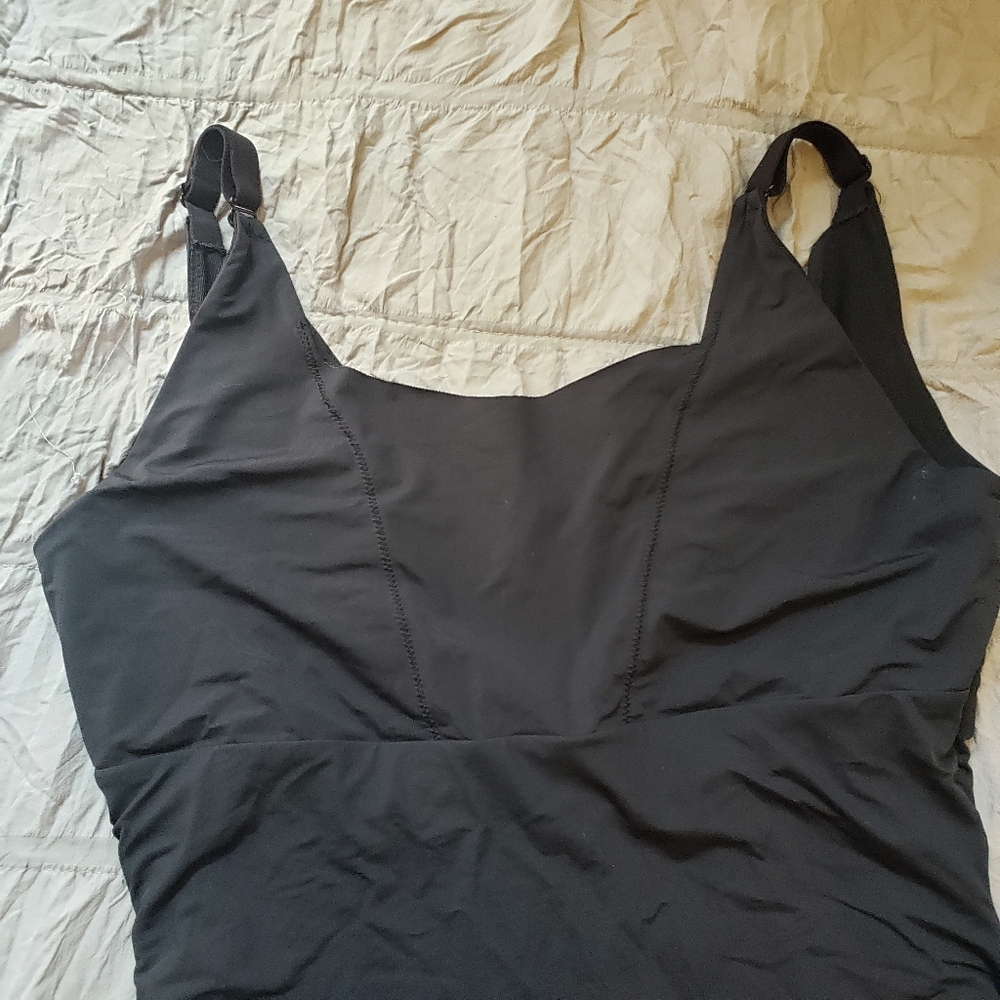 Maidenform Black Sleeveless Shapewear Spanx Bodysuit 2Xl - Picture 4 of 10